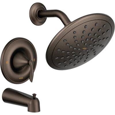 Moen Eva Collection Rubinetto per doccia, in bronzo lucidato a olio Moen Eva Collection Rubinetto per doccia, in bronzo lucidato a olio