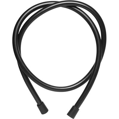 Wirquin Tubo flessibile per doccia Black Roma in PVC liscio nero opaco 1m75, nero Wirquin Tubo flessibile per doccia Black Roma in PVC liscio nero opaco 1m75, nero