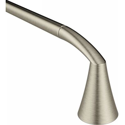 Moen Barra porta asciugamani Glyde, 45,7 cm, nichel spazzolato, 18 Inch Moen Barra porta asciugamani Glyde, 45,7 cm, nichel spazzolato, 18 Inch