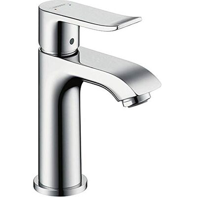 Hansgrohe Metris Miscelatore monocomando lavabo 100 lavamani con saltarello, cromo, Hansgrohe Metris Miscelatore monocomando lavabo 100 lavamani con saltarello, cromo,