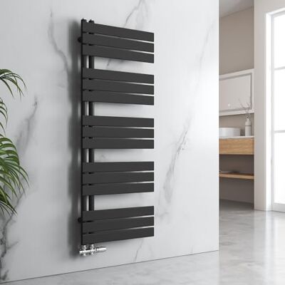 EMKE Scaldasalviette da bagno, 1599 x 500 mm, scaldasalviette, porta asciugamani, scaldasalviette, scaldasalviette, scaldasalviette, scaldasalviette, scaldasalviette, colore: nero EMKE Scaldasalviette da bagno, 1599 x 500 mm, scaldasalviette, porta asciugamani, scaldasalviette, scaldasalviette, scaldasalviette, scaldasalviette, scaldasalviette, colore: nero