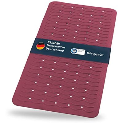 RIDDER Playa 683030, tappetino per vasca da bagno, 38 x 80 cm, colore blu neon, 100% gomma sintetica., Lilla, 38x80 cm RIDDER Playa 683030, tappetino per vasca da bagno, 38 x 80 cm, colore blu neon, 100% gomma sintetica., Lilla, 38x80 cm