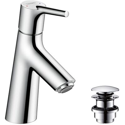 Hansgrohe Talis S Miscelatore monocomando lavabo 80 con push-open, cromo, Hansgrohe Talis S Miscelatore monocomando lavabo 80 con push-open, cromo,