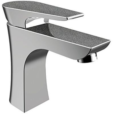 Bristan Metallix Clessidra 1 Foro per Vasca da Bagno, Grafite, Glisten Bristan Metallix Clessidra 1 Foro per Vasca da Bagno, Grafite, Glisten