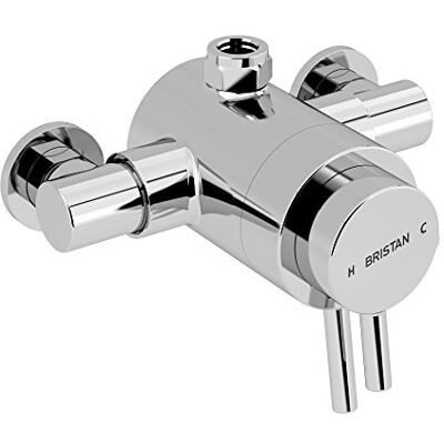Bristan Prism esposti concentrici top valvola di scarico per doccia, cromato Bristan Prism esposti concentrici top valvola di scarico per doccia, cromato