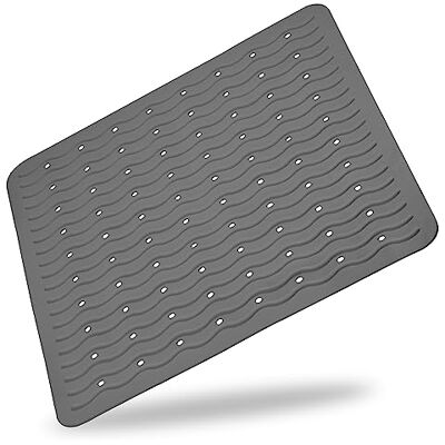 RIDDER Playa Tappetino da Doccia, 100% Gomma Sintetica (TPE = elastomero termoplastico), Grigio Cemento, ca. 54 x 54 cm RIDDER Playa Tappetino da Doccia, 100% Gomma Sintetica (TPE = elastomero termoplastico), Grigio Cemento, ca. 54 x 54 cm