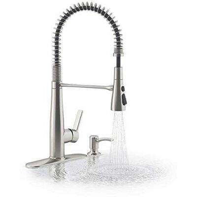 Kohler Rubinetto da cucina semi-professionale con dispenser di sapone Kohler Rubinetto da cucina semi-professionale con dispenser di sapone