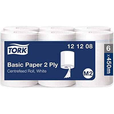 TORK - Basic 2-ply 450F - alimentazione centrale - Tovaglioli di carta TORK - Basic 2-ply 450F - alimentazione centrale - Tovaglioli di carta