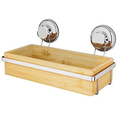 Compactor Basket XL Bamboo e Acciaio Cromato, 27.6x14.8x12.7 cm Compactor Basket XL Bamboo e Acciaio Cromato, 27.6x14.8x12.7 cm
