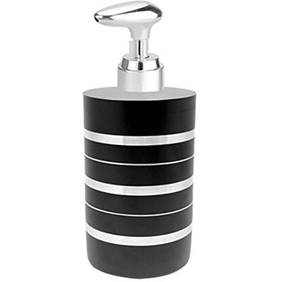 MSV STENDAL Dispenser di Sapone in Acciaio Inossidabile Nero e Bianco MSV STENDAL Dispenser di Sapone in Acciaio Inossidabile Nero e Bianco