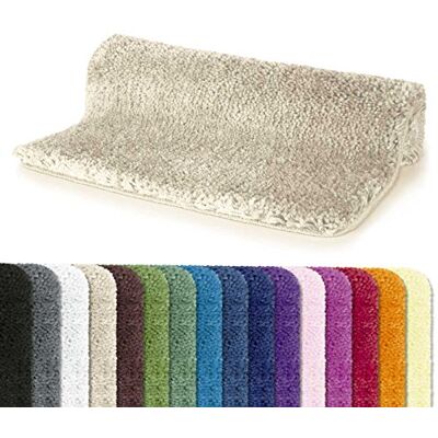 Spirella Tappetino da bagno in microfibra Highland Antiscivolo, ad asciugatura rapida e lavabile 100% poliestere morbido e resistente Ecrù 70 x 120 cm Spirella Tappetino da bagno in microfibra Highland Antiscivolo, ad asciugatura rapida e lavabile 100% poliestere morbido e resistente Ecrù 70 x 120 cm