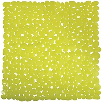 MSV Tappetino Doccia 2108286 Pebble in Verde, 100% PVC, 12 cm MSV Tappetino Doccia 2108286 Pebble in Verde, 100% PVC, 12 cm