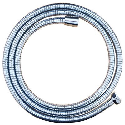 Tubo doccia Aruba trasparente / cromato - Set da 3 Tubo doccia Aruba trasparente / cromato - Set da 3