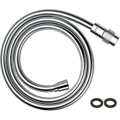 Hansgrohe Isiflex tubo doccia universale 1,60 m, con regolazione del volume e protezione antirotazione, tubo flessibile per doccia con protezione antipiega, incl. anelli di tenuta, cromato Hansgrohe Isiflex tubo doccia universale 1,60 m, con regolazione del volume e protezione antirotazione, tubo flessibile per doccia con protezione antipiega, incl. anelli di tenuta, cromato