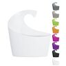 Spirella Sydney Cesto doccia con gancio da appendere, 30,5 x 27,5 x 10 cm, colore: Bianco