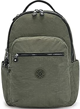 Kipling SEOUL, Zaino Casual Unisex, Green Moss