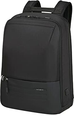 Samsonite Stackd Biz Zaino per computer portatile, 17,3 pollici, 47 cm, 22/30 l, Nero (Black), Zaini