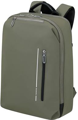 Samsonite Laptop Backpack 14,1", Zaino per laptop, Green (Olive Green)