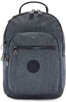 Kipling SEOUL S, Mini Zaino con Protezione per Laptop 13", Ergonomic, 35 cm, 14 L, 0.50 kg, Blu (Active Denim)