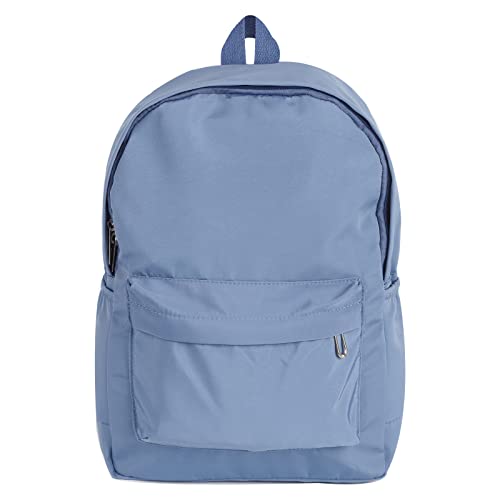 TSLBW Zaino per la Scuola Superiore Ragazzi, per lo studente universitario, leggero, casual, borsa sportiva per viaggio all'aperto A4 rivista IPad (Blu)