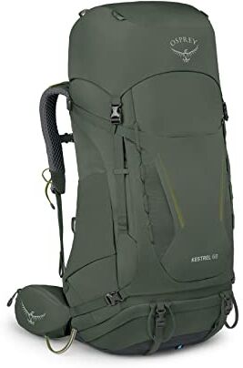 Osprey Kestrel 68 Mens Backpacking Backpack Bonsai Green S/M