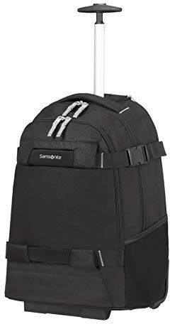 Samsonite Sonora Zaino per Computer Portatile S con Ruote, 17 Pollici, 55 cm, 30 L, Nero (Black)