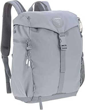 Lässig Zaino fasciatoio borsa per pannolini con fasciatoio zaino da trekking attacco per carrozzina portabiberon Prodotto in modo sostenibile/Outdoor Backpack grey, grigio