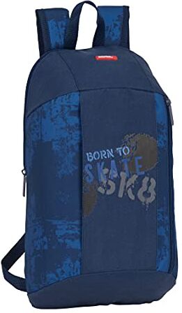 safta Skate, Blu navy, 220x100x390 mm, Mini Zaino