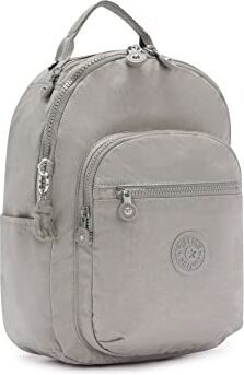 Kipling SEOUL S, Mini Zaino con Protezione per Laptop 13", Ergonomic, 35 cm, 14 L, 0.50 kg, Grigio Marmo