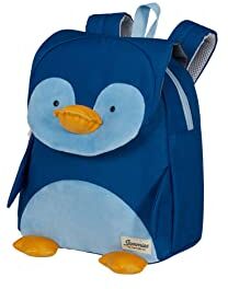 Samsonite Happy Sammies Eco Zaino S, 29.5 cm, 7 L, Blu (Penguin Peter)