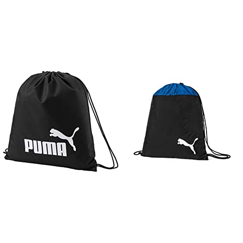 Puma Phase, Sacca Sportiva Unisex-Adulto, Nero, Taglia Unica & Teamgoal 23 Gym Sack, Sacca Sportiva Unisex Adulto, Electric Blue Black, Taglia unica