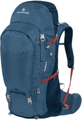 Ferrino Transalp 100 litri 75006 MBB colore blu scuro zaino ideale per trekking escursionismo hiking cammino di santiago scout capacità 100 litri tessuto supertex 100