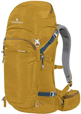 Ferrino Zaino Finisterre 28 Litri Unisex, Dotato di Raincover Impermeabile e Bastino, Ottimo per Trekking, Hiking ed Escursionismo