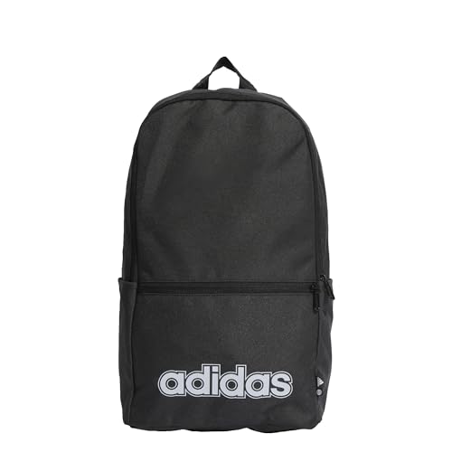 Adidas , Backpack Classic Foundation, Zaino, Nero, Bianco, Ns, Unisex Adulto, nero/bianco, 45 cm x27 cm x15 cm, Casual