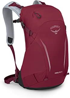 Osprey Hikelite 18 Unisex Hiking Backpack Sangria Red O/S