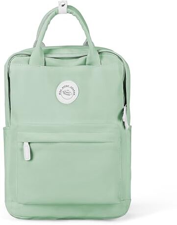 HYC00 Zaino Donna Scuola,Zaino Donna Casual Zaino Scuola Superiore Zaino Università, Impermeabile Zaino Porta PC 14 Pollici Zaino da Viaggio Lavoro Campeggio,Menta Verde