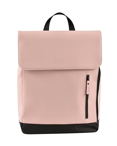 Béaba , Borsa Fasciatoio, Zaino, Impermeabile, 11 tasche, Fasciatoio, Gomma riciclata, Traspirante, Manici e Schienale Imbottiti, Tasca Ssolante, PC17 pollici, 19L, Borsa Oslo, Rosa antico