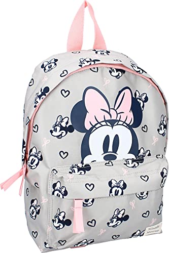 Vadobag Disney Fashion Zaino Minnie Mouse Zaino Unisex bambino, grigio, Taille unique, Bagaglio per bambini