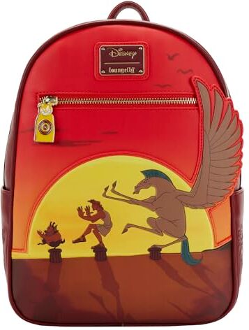 Loungefly Disney Hercules 25° Anniversario Tramonto Mini, Multi, Standard, Disney Hercules 25th Anniversary Sunset Mini Zaino