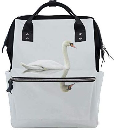 MONTOJ White Swan On Lake canvas Borsa da viaggio Campus Zaino