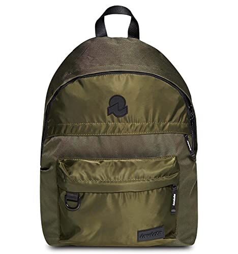 Invicta Zaino, AMERICAN, Tasca Porta PC 13'', Studio, Ufficio e Tempo Libero, Tessuto ECO Material, per Uomo e Donna, Verde