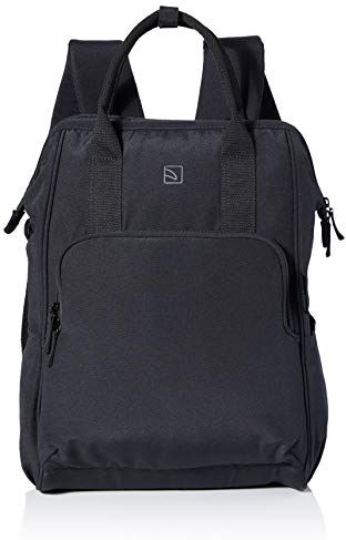 Tucano Ampio Backpack PC e Laptop 15.6", Compatibile con MacBook PRO 16", Zaino Capiente da Ufficio e università, in Poliestere Riciclato