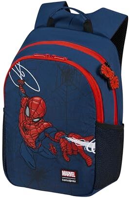 Samsonite Disney Ultimate 2.0 Zaino per bambini S+, 35 cm, 9,5 l, multicolore (Spiderman Web), Multicolore (Spiderman Web), Kinderrucksack S+ (35 cm 9.5 L), Zaini per bambini