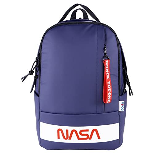 DOHE Large Backpack 3 compartments Sizes 32 x 45 x 17 cm Nasa Flag