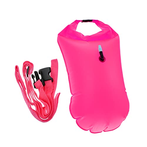 INOOMP 1 Pc Borsa Da Nuoto Boa Visibile Boa Nuotatori Boa Di Sicurezza Per Sport Acquatici Borsa Asciutta Marina Vita Gonfiabile- Zaino Asciutto Galleggiante Bolla Sacca D'acqua Mare