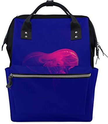 FANTAZIO Zaini Incredibile Meduse Rosa Borsa Scuola Di Tela Daypack