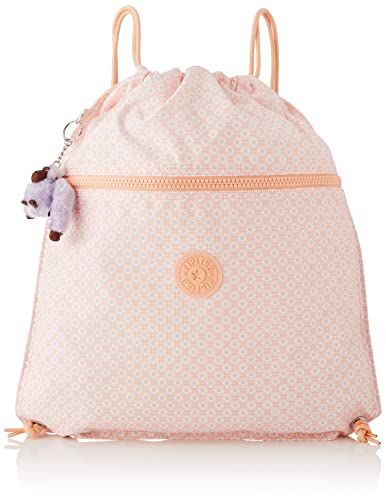 Kipling Supertaboo, Zaino Unisex Adulto, Rosa (Girly Tile Prt), Taglia unica