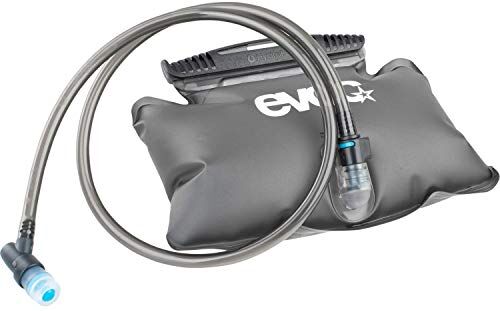 EVOC HIP PACK HYDRATION BLADDER 1,5l vescica d'idratazione per lo zaino (a prova di perdite, facile da riempire, tubo flessibile, valvola a morso, facile da pulire, non inquinante), Carbon Grey