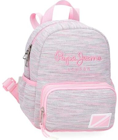 Pepe Jeans Miri Zaino Casual Rosa 19 x 23 x 10 cm Poliestere 3,5 L by Joumma Bags, Rosa, Zaino Casual