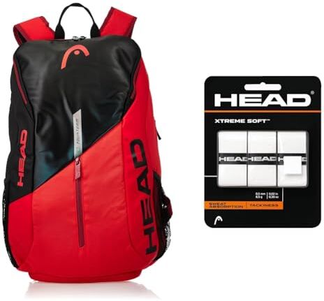 Head Tour Team Zaino & Xtremesoft, Accessori Tennis Unisex Adulto, Bianco, Taglia Unica